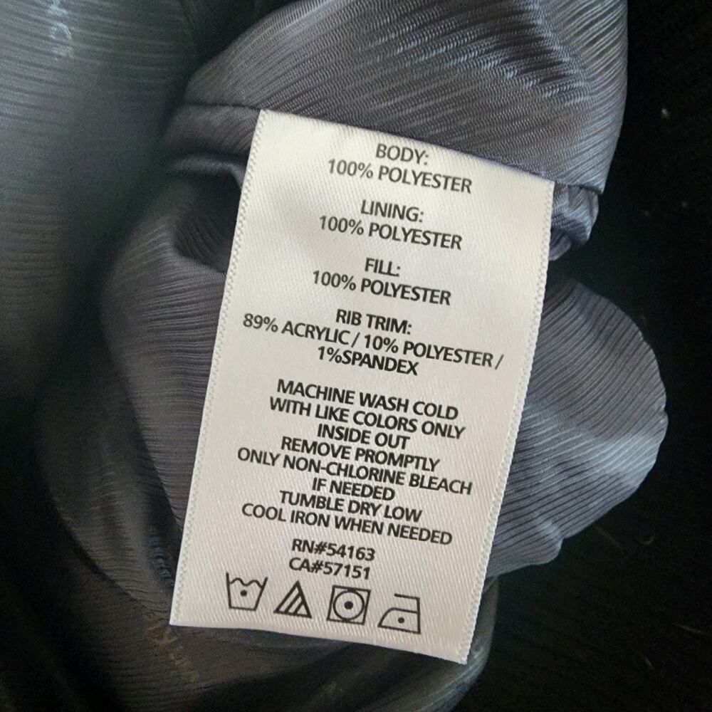 Calvin Klein Performance Quilted MP 3 Pocket Puffer Vest Womens M Zip Front Y2K - Picture 8 of 9
